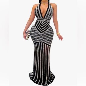 Women’s Sexy V dress worn once